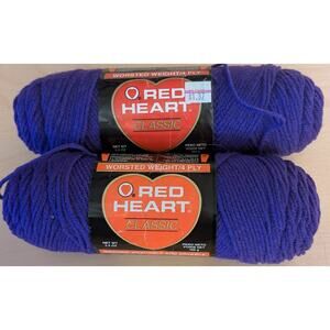 🦃Red Heart 588 Amethyst Yarn Lot